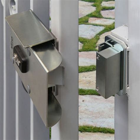 electric gate lock with control box|electric lock for swing gate.